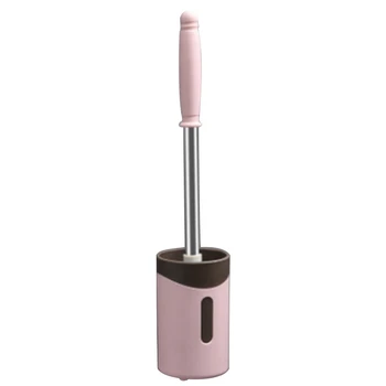 

Long Handle Cleaning Brushs Bathroom Pendants Creative Wall Hanging Toilet Brush Holder Brush Paint Holder Pink