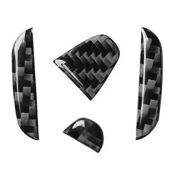 

3Pcs Carbon Fiber Steering Wheel Panel Cover Trim for Honda Civic 10th 2016-19