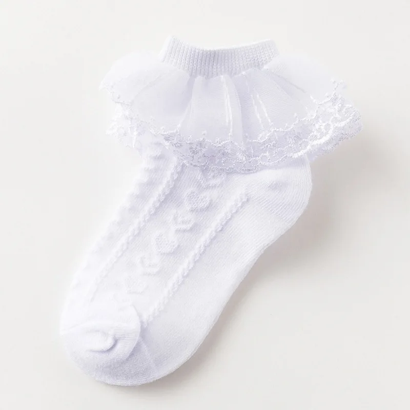 От 1 до 12 лет, детские носки для девочек с кружевной сеткой, короткие носки, белые, розовые, бежевые хлопковые носки для малышей, носки для танцев для девочек