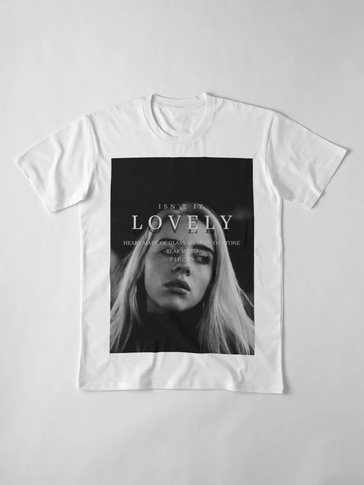 Billie Eilish/Милая футболка с надписью't It Lovely White Xxxtentacion лето 2019 Lil Peep уличная подарок