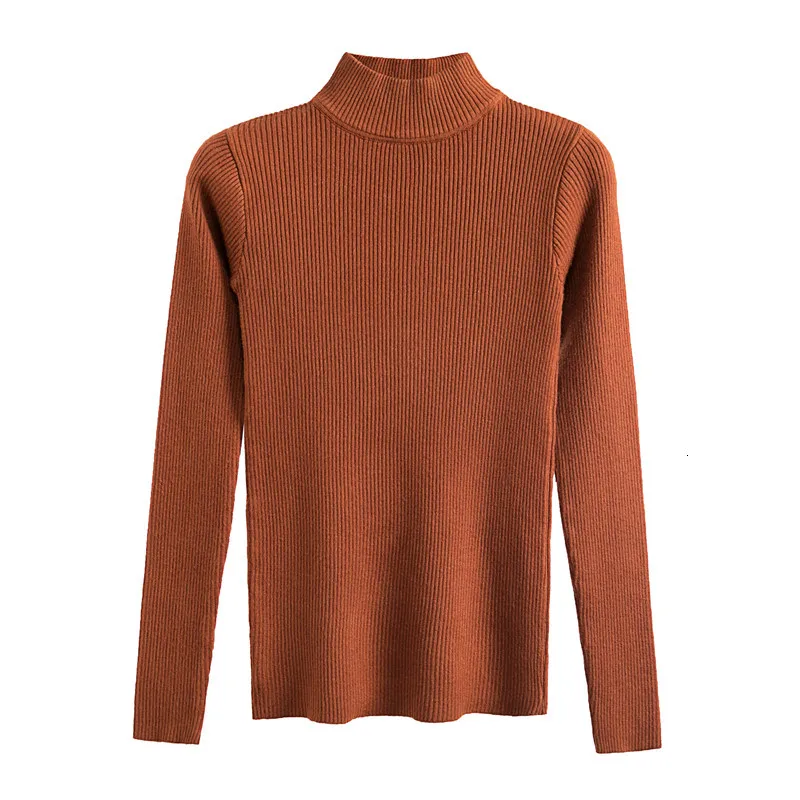 

Turtleneck Plus Size Sweaters Women Autumn Winter Clothes Stripe Pullovers Woman Sweater Solid Jumper Pull Femme Knit Sweater