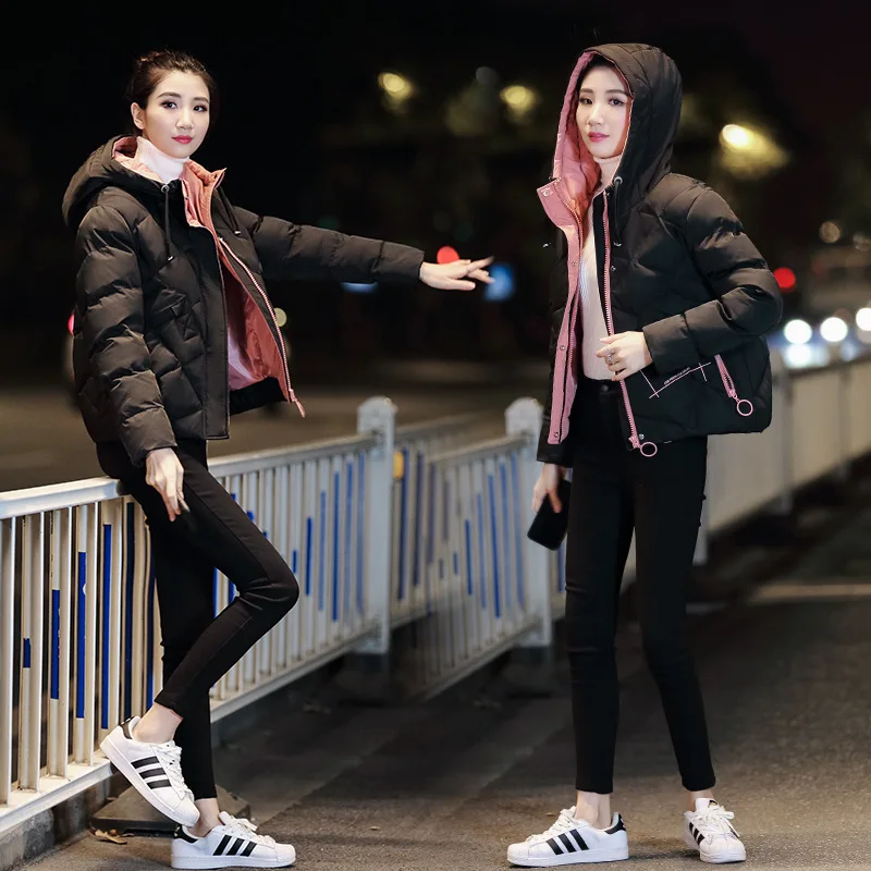 

Kemai Photo Shoot Short down Coat Winter New Style Korean-style Loose Fashion Casual Solid Color Versatile