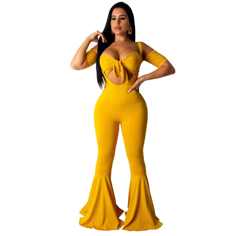 

Two Piece Flare Pant Set Overalls 2 Piece Sexy Outfits Ladies Tracksuits Fashion 2019 Wide Leg Pants Suits Trouser Set Tracksuit