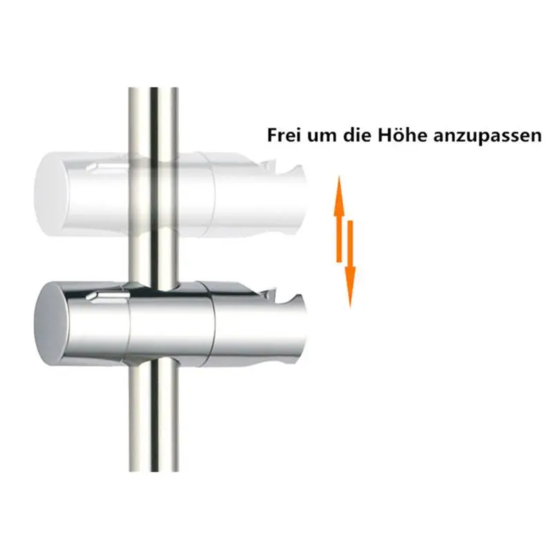 Монтажные кронштейны для душа, универсальные регулируемые ручные душевые рейки, держатель, слайдер, зажим для ванной комнаты, АБС ХРОМ