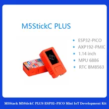M5stack m5stickc mais ESP32-PICO mini iot kit de desenvolvimento bluetooth e wifi maior tela controlador iot