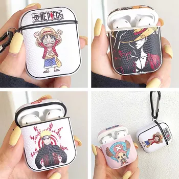 

Japan Anime Naruto One Piece Wireless Bluetooth Earphone Case For Apple Airpods Pro2 Funny Cute Cartoon TPU Headphone Cover