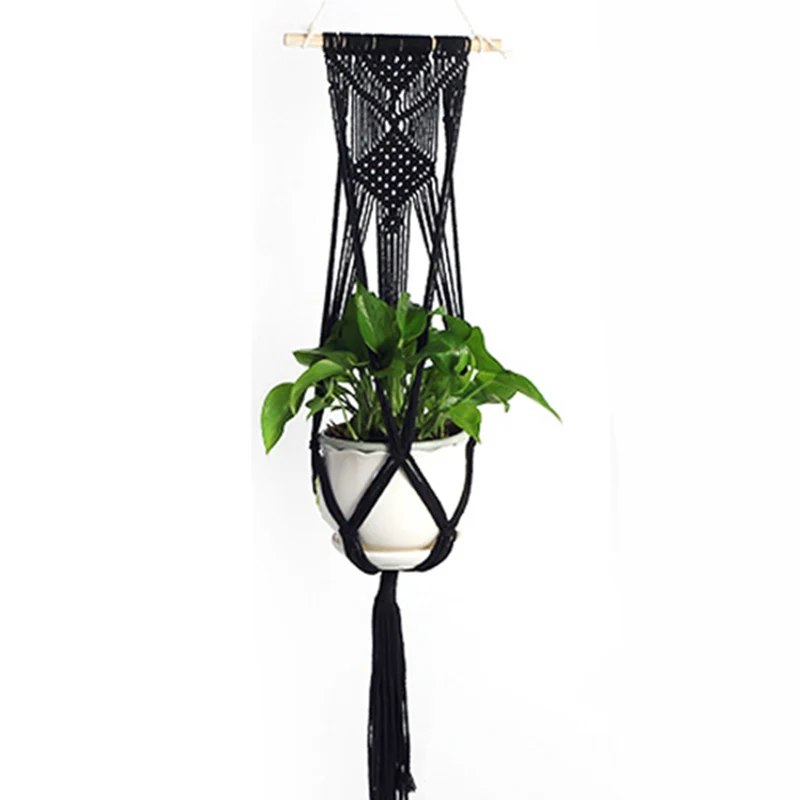 

Plant Hanger Pot Hanging Macrame Hook Basket Jute Braided Rope Flowerpot Holder