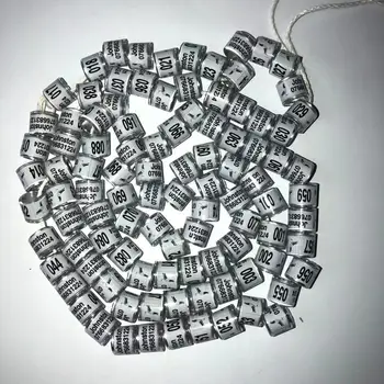 

100pc 2020 8mm beautiful pigoen racing rings bird leg bands