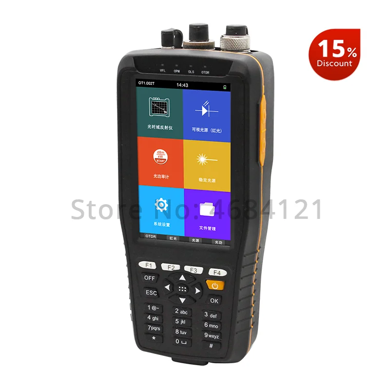 2019 Новый TM290 Смарт OTDR 1310 1550nm с VFL/OPM/OLS сенсорный экран OTDR оптический рефлектометр времени домена