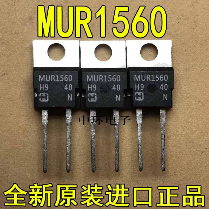 10 шт./лот RHRP1560 MUR1560 TO-220-2 15A600V