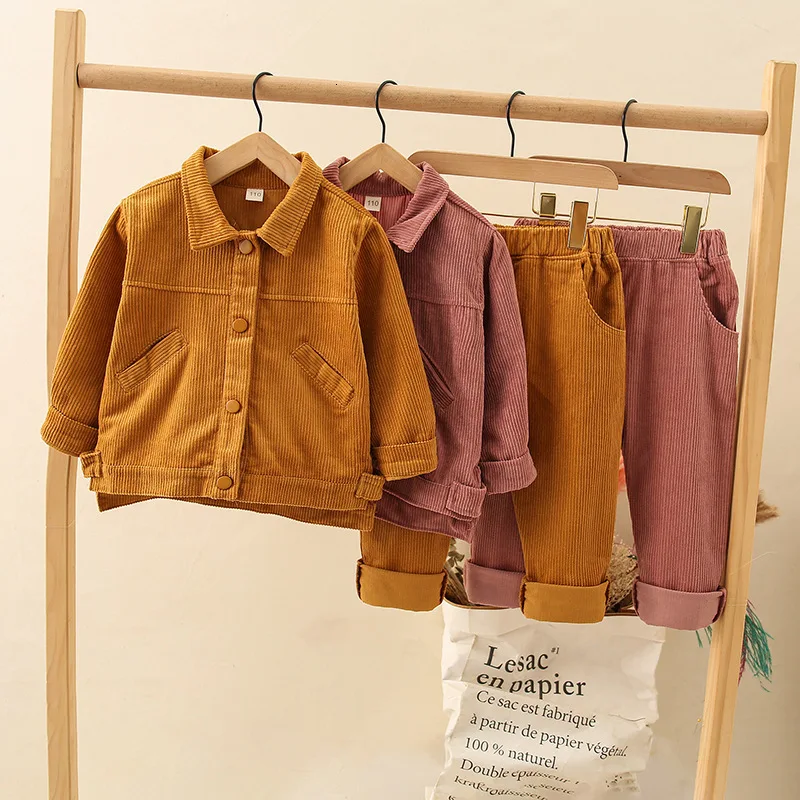 

2019 Child Suit Embroidery Puppy Suit Baby Suit In Children Autumn Suit matching outfits mother kids