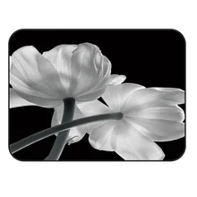 CHARMHOME мягкий ковер Противоскользящий ковер черно-белые тюльпаны ковер для гостиной коврик для домашнего декора