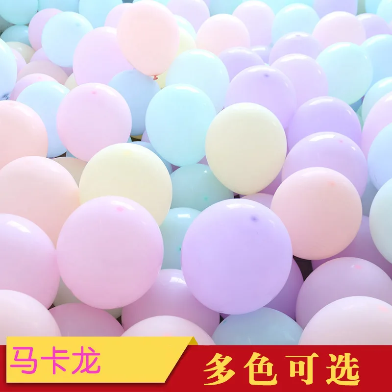 Ji xun стиль Macaroon цвет резиновые воздушные шары Свадебные украшения Свадебный дом Декоративные День рождения праздничные вечерние аксессуары
