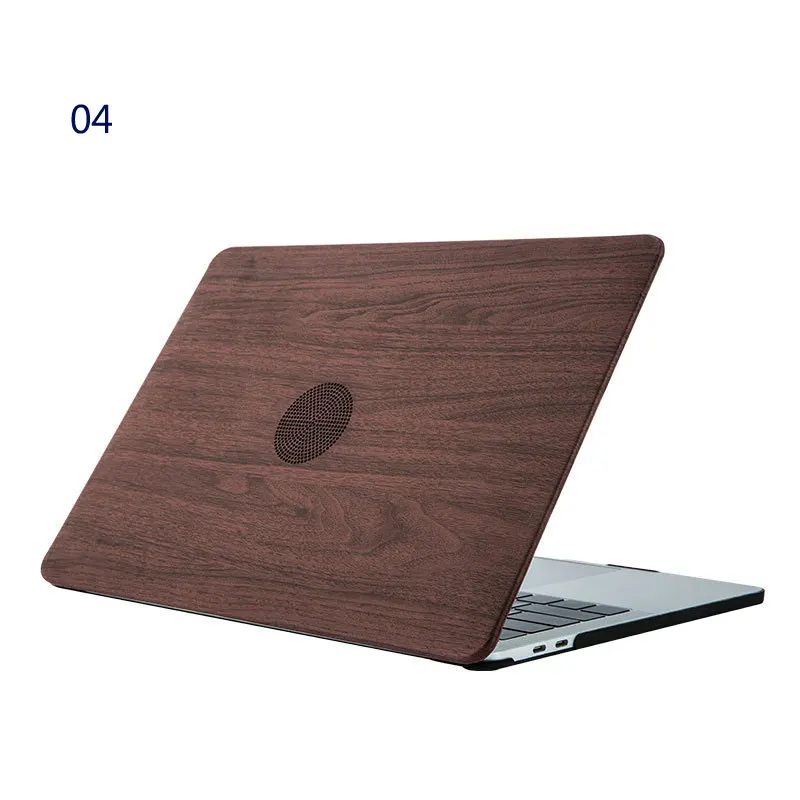 Для MacBook Air Pro retina 15 13 12 11 11,6 чехол для ноутбука ПВХ простой, матовый чехол для MacBook Air Pro 13,3 15,5 Coque Funda - Цвет: Wood 04