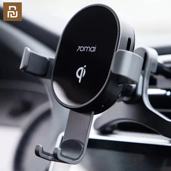 

Qi Wireless Car Charger For iPhone Xs Max XR X Samsung Intelligent Sensor Fast Wireless Char-ger Holder in Car