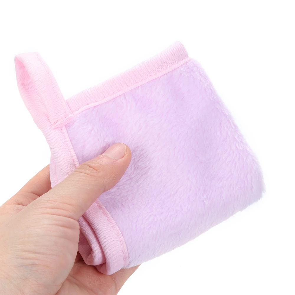 1Pc 20*20cm Reusable Microfiber Facial Cloth Face Towel Makeup Remover Cleansing Glove Tool Beauty Face Care Towel Cosmetic Puff