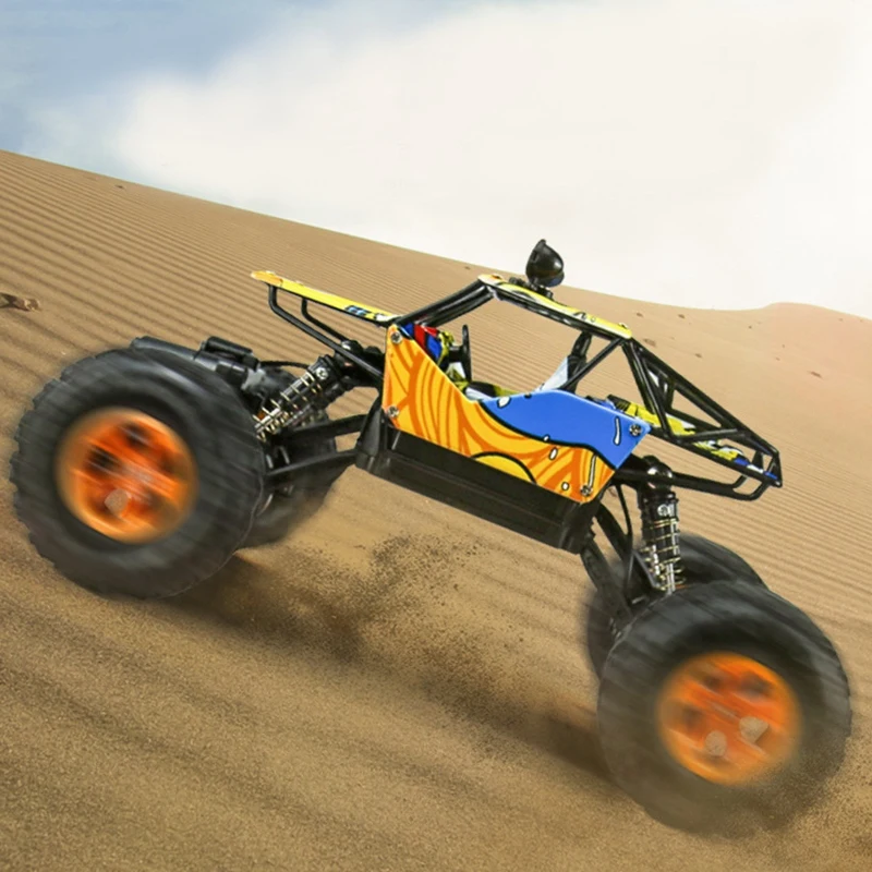 1/16 2,4 Ghz сплав корпус Rock Crawler 4Wd двойные двигатели внедорожный пульт дистанционного управления Rc багги Bigfoot скалолазание автомобиль игрушки