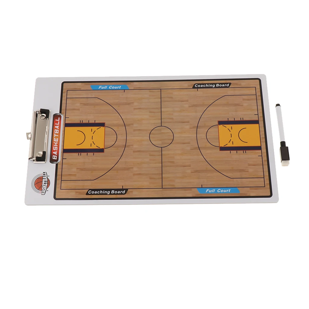 Double Sided Basketball Coaches Clipboards Coaching Boards for Basketball Football Volleyball Training