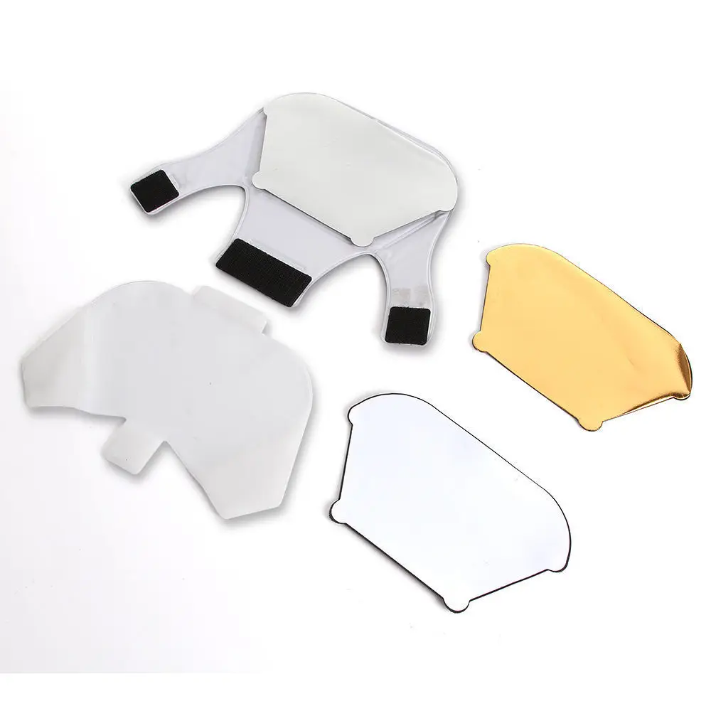 Universal 3 Color Flash Light Speedlite Diffuser Softbox Reflector for GODOX Canon Nikon Olympus Sony Yongnuo Flash Diffuser