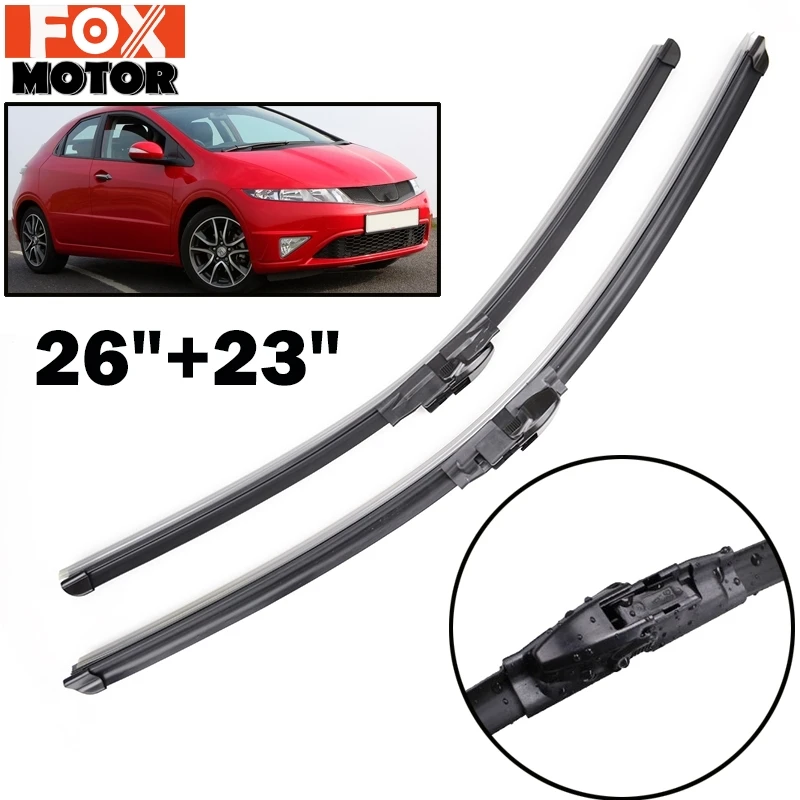 Misima щетки стеклоочистителя переднего стекла для Honda Civic 8 MK 8 Европейский 2011 2010 2009 2008 2007 2006 2005 2" 23"