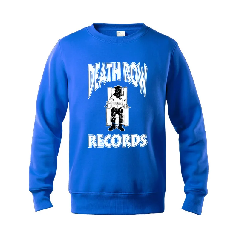 blue Records Dr Dre Tupac Мужская и Женская толстовка унисекс Топ Мужская Новая мода уличная хлопковая флисовый свитшот-худи - Цвет: blue