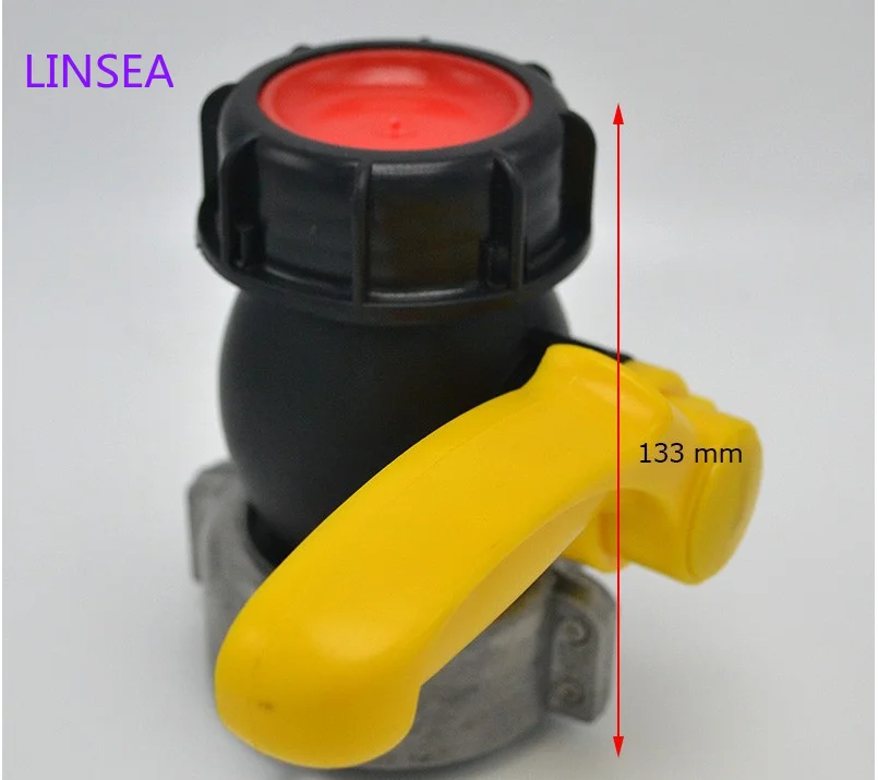 Китайский производитель шаровой кран HDPE DN40(62 мм) или DN50(75 для контейнеров IBC | Дом и