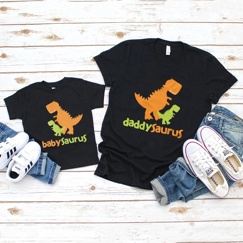 daddysaurus babysaurus t shirt