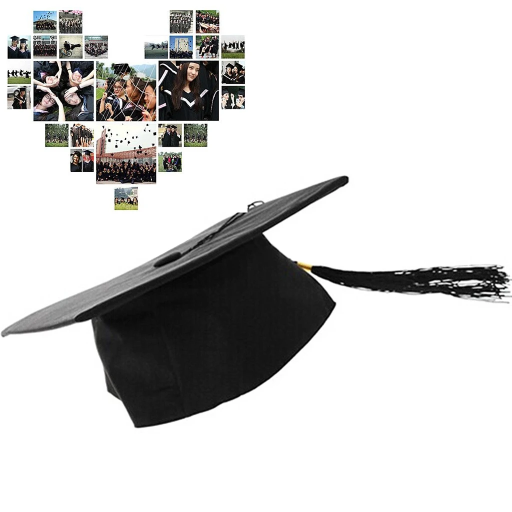 Hat Mortar Board Graduation College School Fancy Dress Props Hen/Stag Party