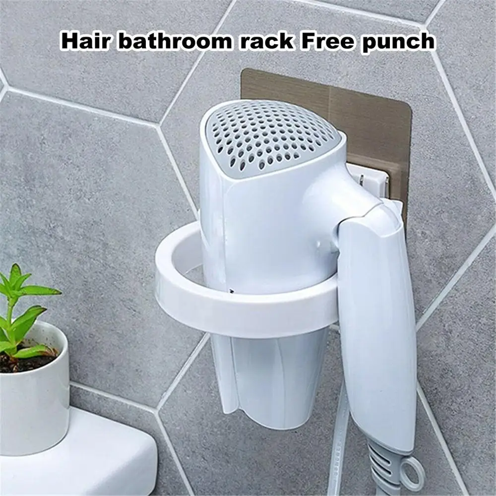 Вешалка для сушки волос ванной комнаты туалета сушилка стеллаж хранения