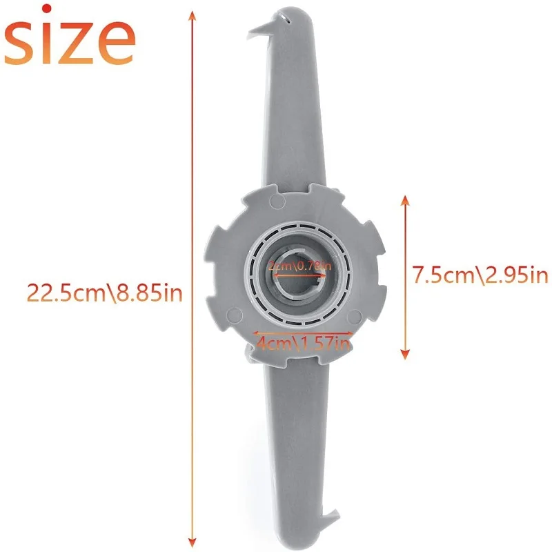 Dishwasher Accessories Water Arm 154754502 Dishwasher Upper Spray Arm for Frigidaire 154607802 5304506516 154478202 PS2581378