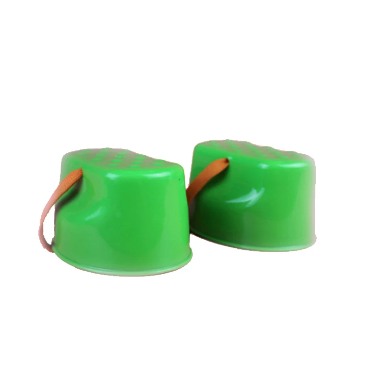 Green JIMITU 1 пара Детская уличная пластмассовая балансировочная тренировка улыбающееся лицо ходули для прыжков обувь игрушка-ходунок забавные спортивные игрушки подарок для детей - Цвет: Green