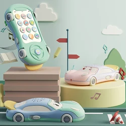 Téléphone portable Montessori pour enfants, jouet éducatif pour bébé de 1 an et 2 ans, pour garçon de 13 à 24 mois, Machine d'apprentissage Musical 