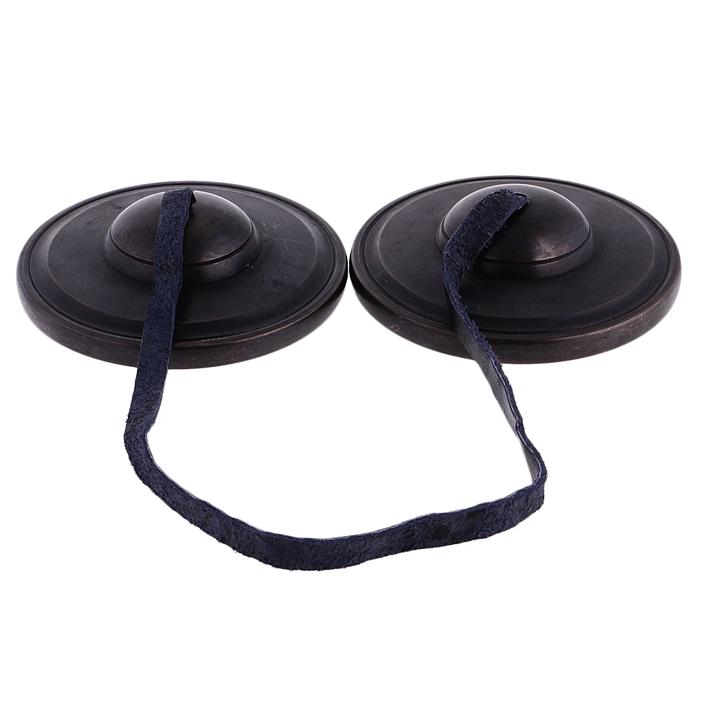 Tibetan Handmade Yoga Meditation Om Tingsha Bell Chimes Cymbal 3 Inches Plain
