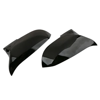 

1 Pair Side mirror cover Glossy Black Cap For BMW F20 F21 F22 F30 F32 F36 X1 Protector New