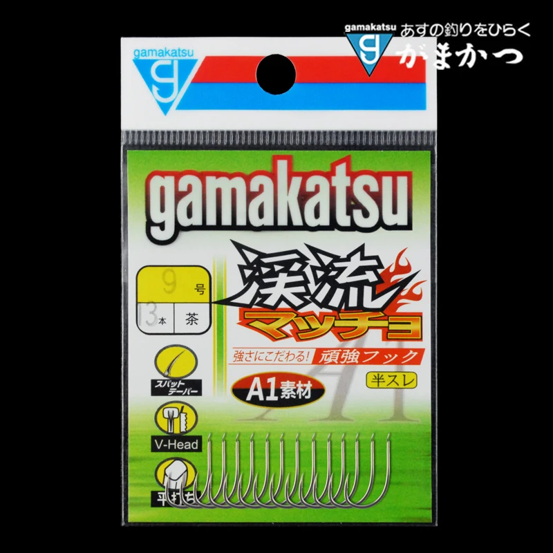 

Fishing Hook High Quality Japan Gamakatsu Hook Stream Brown Barbed Hook Stream Hook NEW