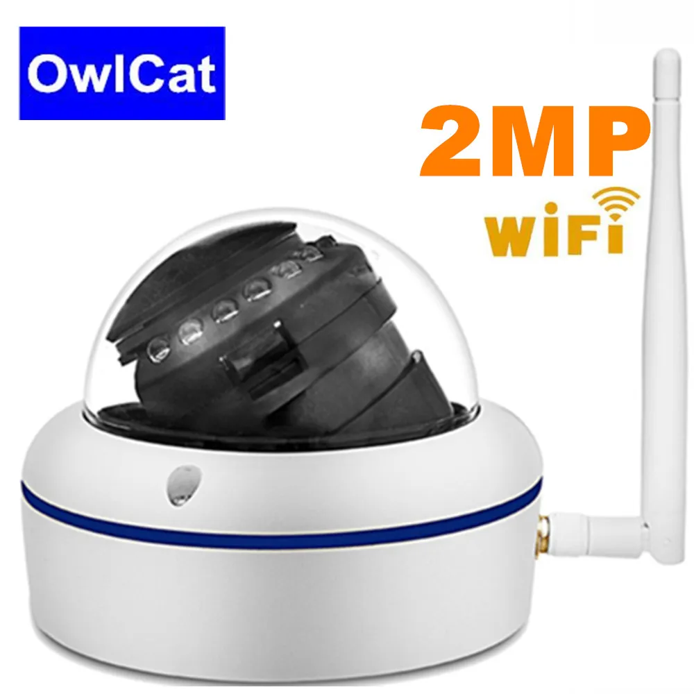OWLCAT домашнее видео наблюдения Крытый ИК Wi-Fi IP купола Камера Full HD 1080 P Беспроводной CCTV P2P сетевой безопасности Kamera