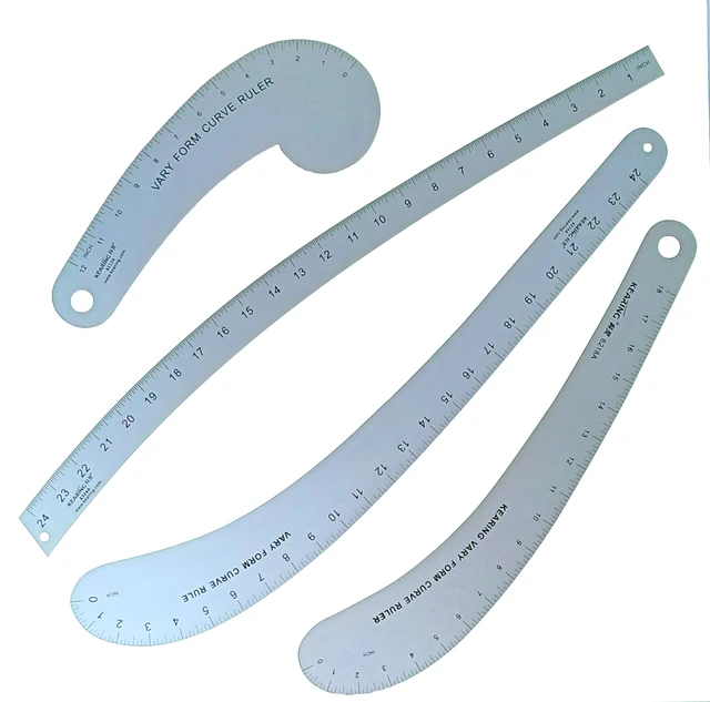 metal vary form curve for fashion design inch system durable solid aluminum sewing french curve garment ruler for pattern making rulers aliexpress