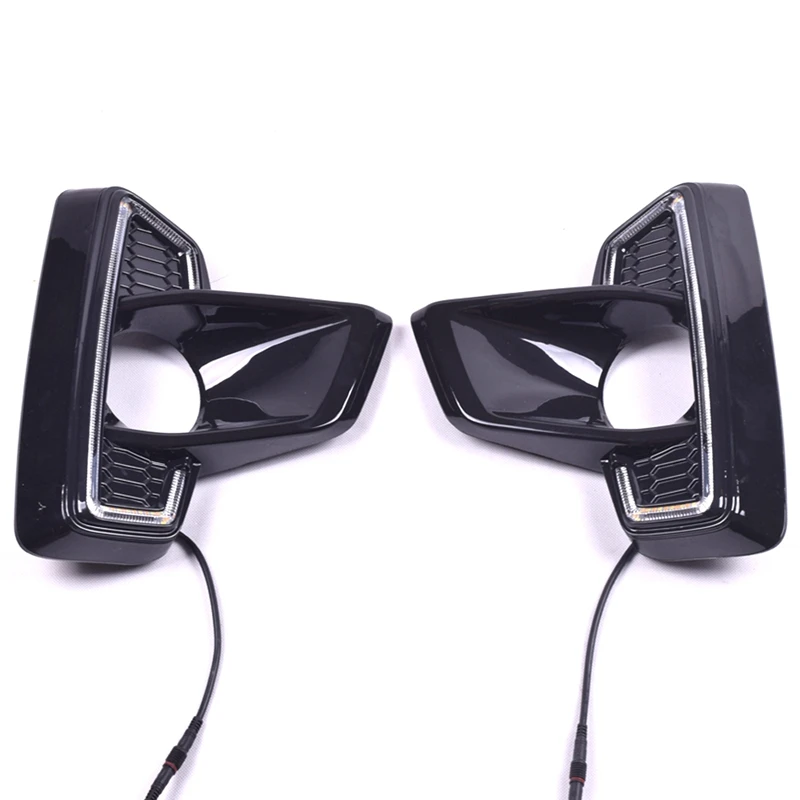 led drl daytime running light fog lamp 12v car running lights