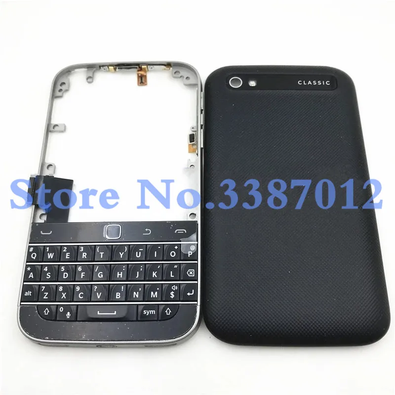 

Full Housing For BlackBerry Classic Q20 Back Cover Battery Door + Front Frame + Keyboard