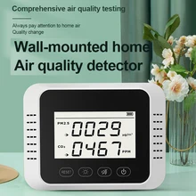 Draagbare CO2 Meter Digitale CO2 Sensor Multifunctionele Formaldehyde Tester Lucht Kwaliteit Monitor Air Analyzer Kooldioxide Sensor