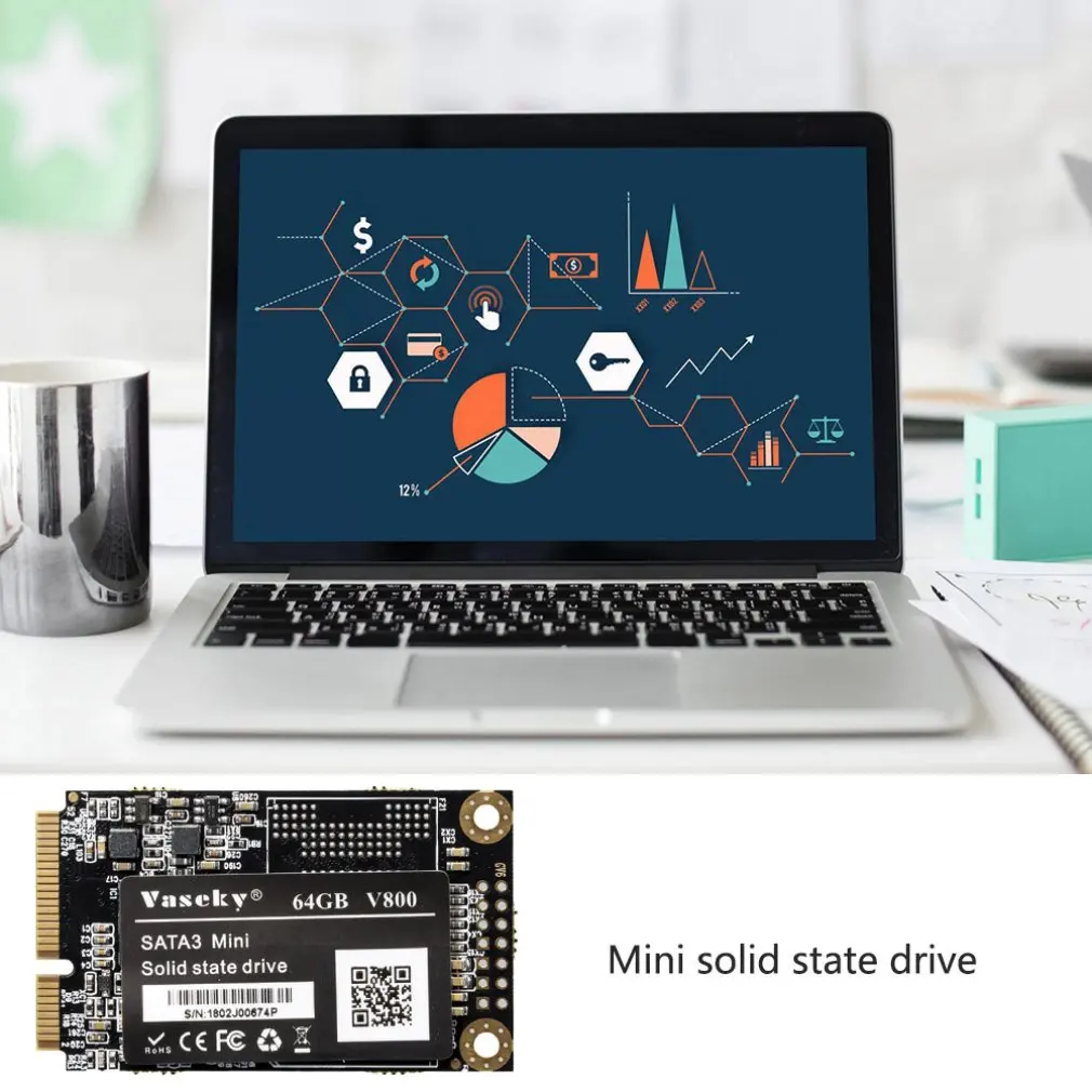 1," Мини Msata3 твердотельный накопитель ноутбук Ssd игра ускорение ноутбук Портативный прочный черный цвет