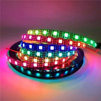

0.5m 1m 2m 3m 4m 5m 60leds/m WS2812B LED Light Strip 5V SMD 5050 RGB Fita De LED Ribbon TV Luces LED Decoracion Tira LED Tape