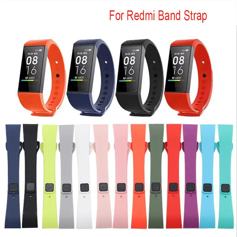 13 цветов силиконовый ремешок для часов Redmi сменный браслета красного Mi Band цветной
