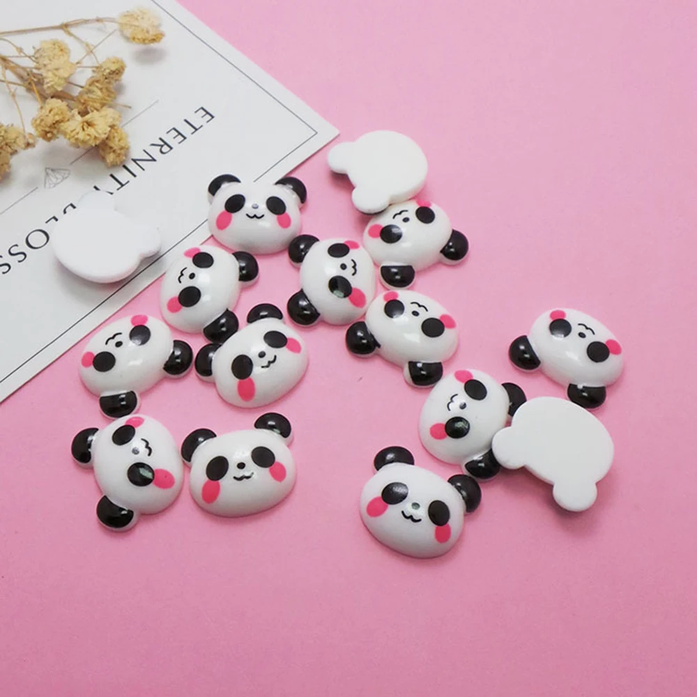 10 Pcs/lot Slime Charms for Slime Supplies Filler DIY Polymer Cute Panda Accessories Toy Model Tool for Kids Toys Gift