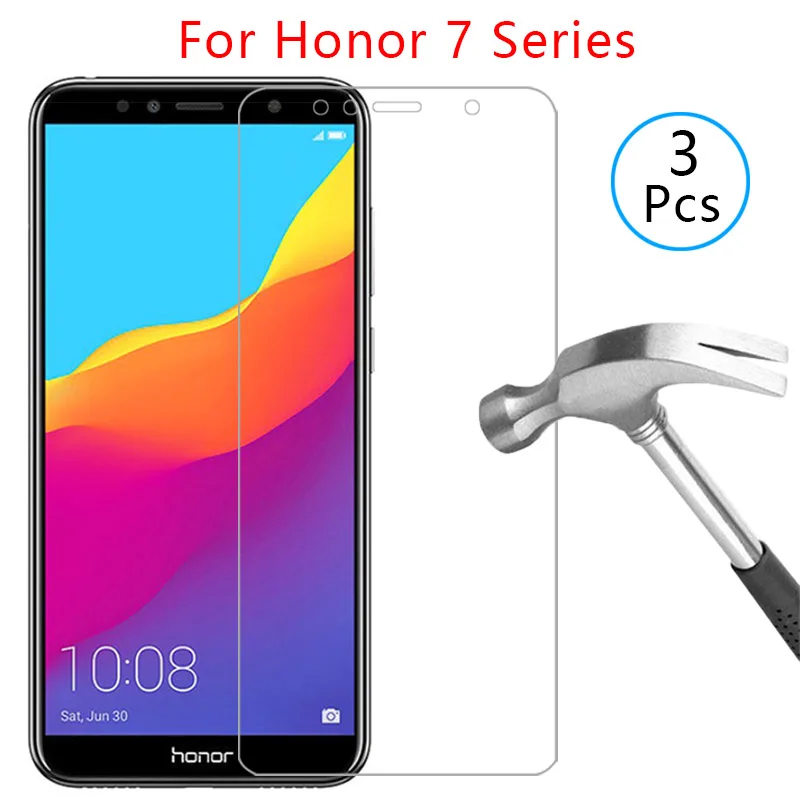 Чехол для honor 7 s 7x 7c 7a pro чехол из закаленного стекла Защита экрана huawei honer a c x a7 c7 s7