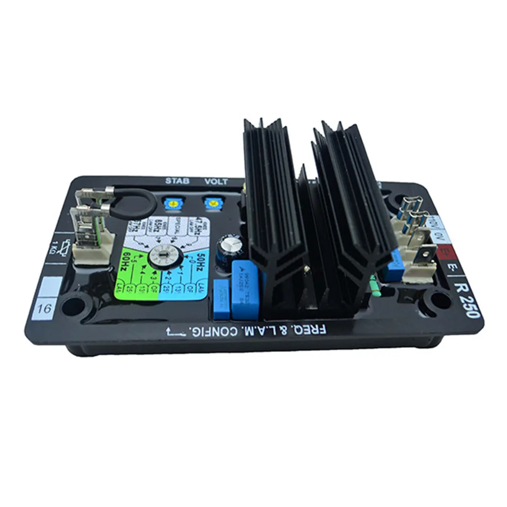 AVR R250 Универсальный бесщеточный компоненты практичный стабилизатор ГЕНЕРАТОР ЗАПЧАСТИ Модуль Автоматический регулятор напряжения для Leroy Somer
