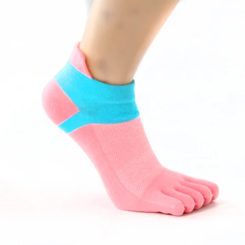 새로운 여자 소녀 하라주쿠 양말 발가락 솜사탕 색상, 다채로운 젊은 캐주얼 패션 발목 노쇼 다섯 손가락 양말 6