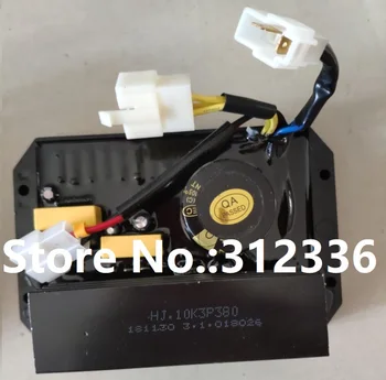 

Free shipping HJ.10K3P380 HJ 10K3P380 HJ10K3P380 Three Phase AVR Gasoline Generator 10kW spare parts Automatic Voltage Regulator