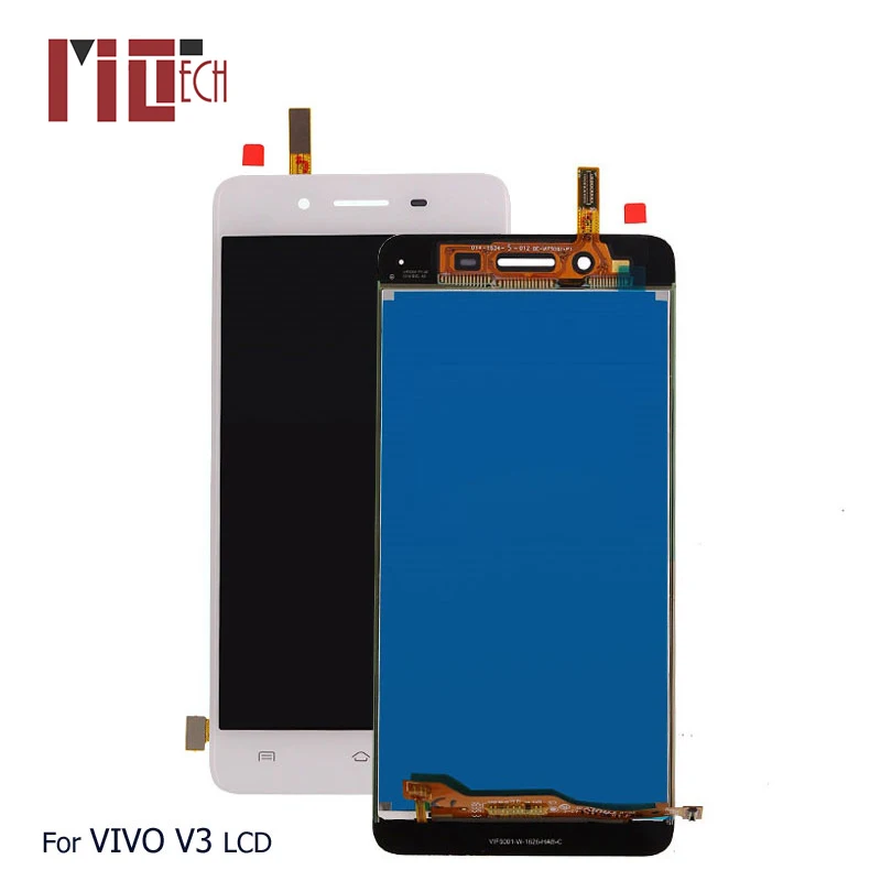 

TFT LCD Display For VIVO V3 Touch Screen Digitizer No Frame Full Assembly Replacement Parts 100% Tested White New