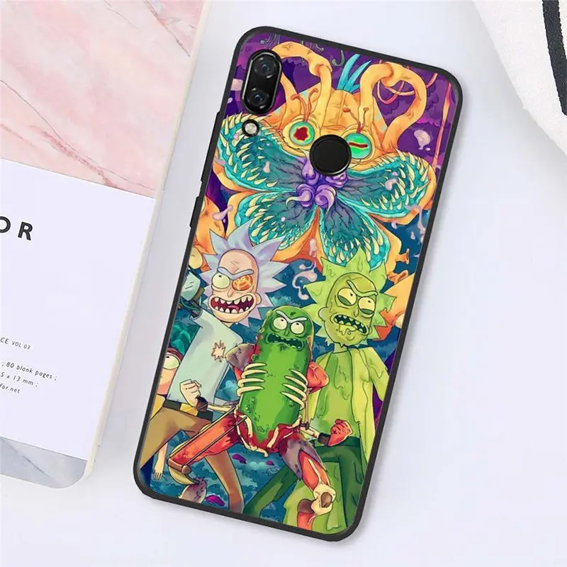 Babaite мультфильм комикс мем Рик и Морти чехол для телефона Xiaomi Redmi8 4X 6A S2 Go Redmi 5 5Plus Note4 5 7 Note8Pro